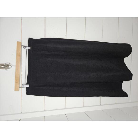 Talbots size 16 Petite Black faux suede maxi skirt - Picture 1 of 5